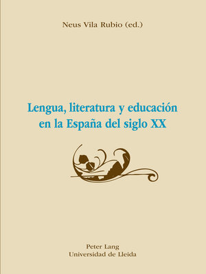 cover image of Lengua, literatura y educación en la España del siglo XX